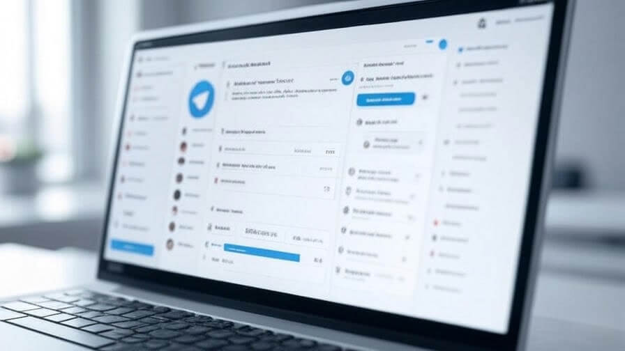 تيليجرام على لابتوب يعمل بنظام ويندوز